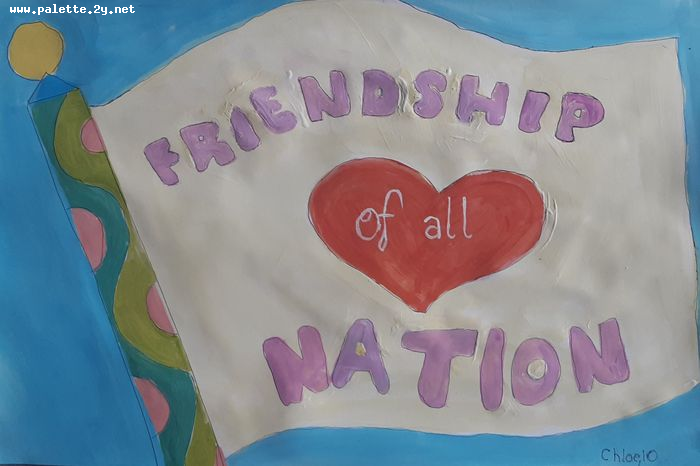 Art Studio PALETTE. Chloe Singchai Picture.  Tempera   