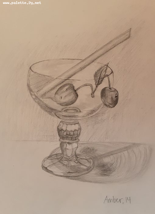 Art Studio PALETTE. Amber Wei Picture.  Pencil Still Life Still Life 