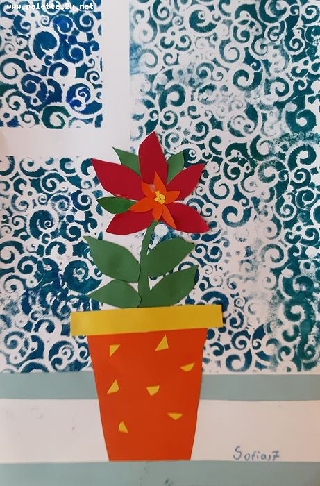 Art Studio PALETTE. Sofia Nikolaidi Picture.  Applique Holidays Christmas 