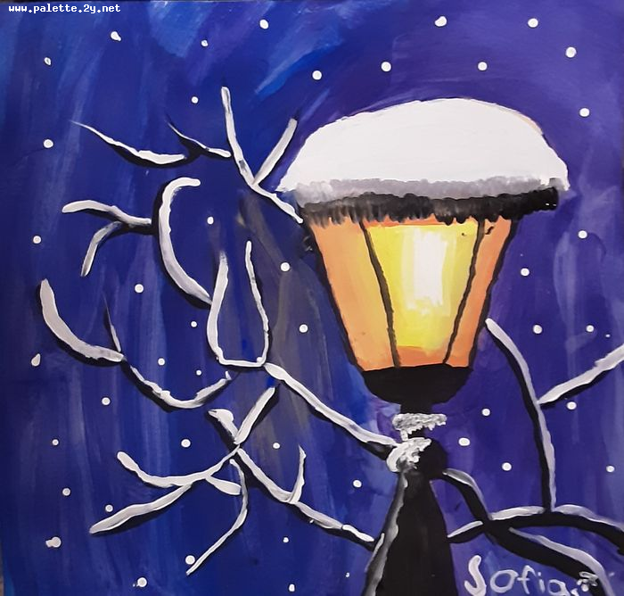 Art Studio PALETTE. Sofia Nikolaidi Picture.  Tempera   