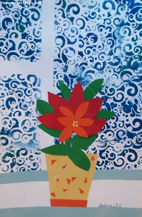 Art Studio PALETTE. Zahra Merchant Picture.  Applique   