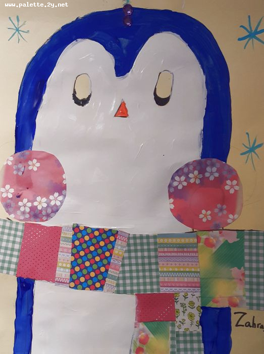 Art Studio PALETTE. Zahra Merchant Picture.  Mixed Media Holidays Christmas 