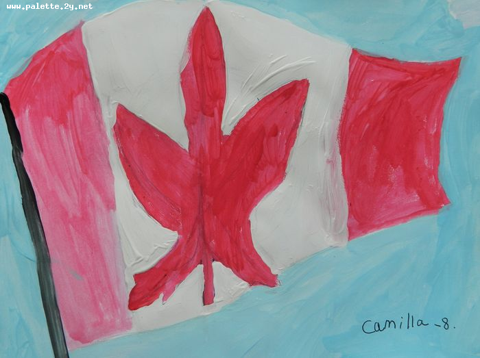 Art Studio PALETTE. Camilla Mahmudova Picture.  Tempera   