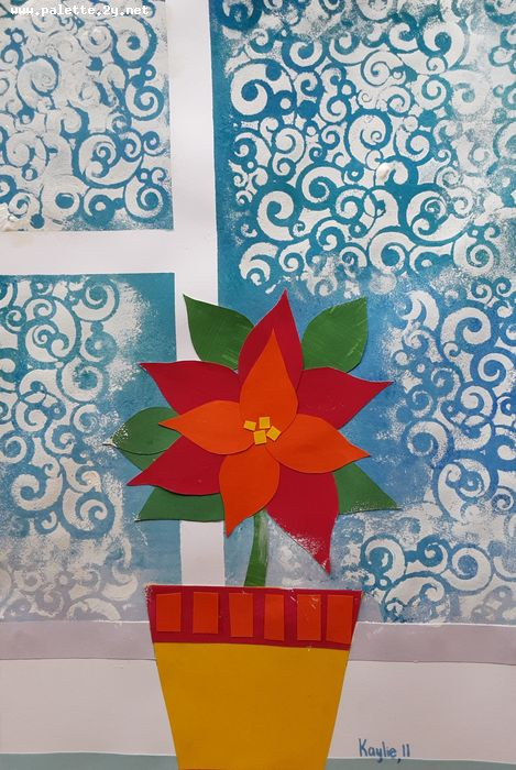 Art Studio PALETTE. Kaylie Wyroslak Picture.  Coloured Pencil Holidays Christmas 