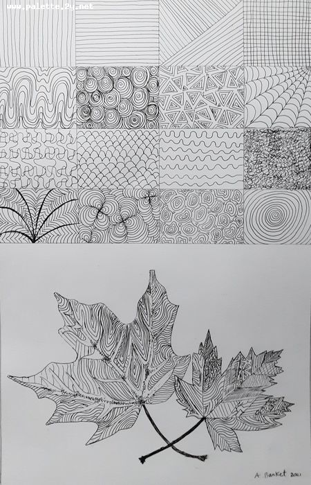 Art Studio PALETTE. Anna Banket Picture.  Ink Fantasy Zentangle 