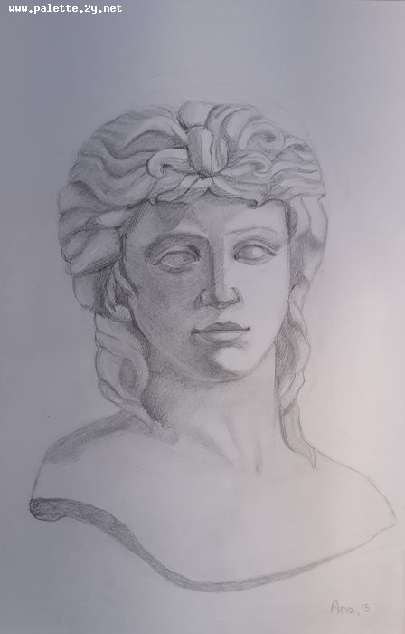 Art Studio PALETTE. Ana Lukashova Picture.   People Plaster Cast 