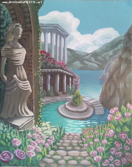 Art Studio PALETTE. Ana Lukashova Picture. Canvas Acrylic   