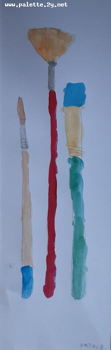 Art Studio PALETTE. Margarita Chsherbachenko Picture.  Tempera Still Life Still Life 