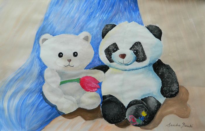 Art Studio PALETTE. Sandra Baraque Picture.   Fantasy Favorite Toy 