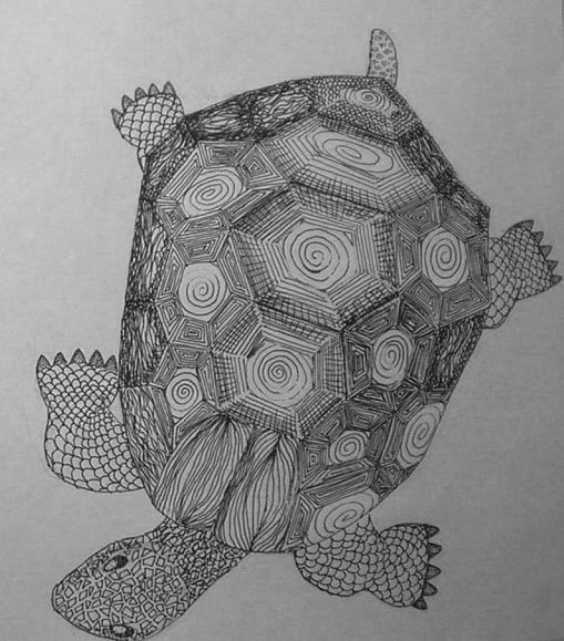 Art Studio PALETTE. Veronica Dikoun Picture.  Ink Animals Mix 