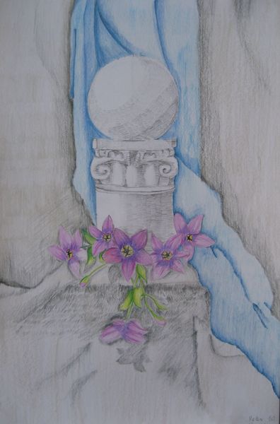 Art Studio PALETTE. Masha Pelekh Picture.  Coloured Pencil Still Life Still Life 