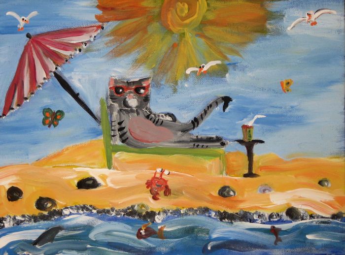 Art Studio PALETTE. Masha Pelekh Picture. Canvas Acrylic Fantasy Imagenation 