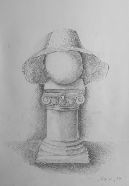 Art Studio PALETTE. Masha Pelekh Picture.  Pencil Still Life Still Life 