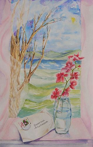 Art Studio PALETTE. Katya Akshentseva Picture.  Watercolour Still Life Still Life 