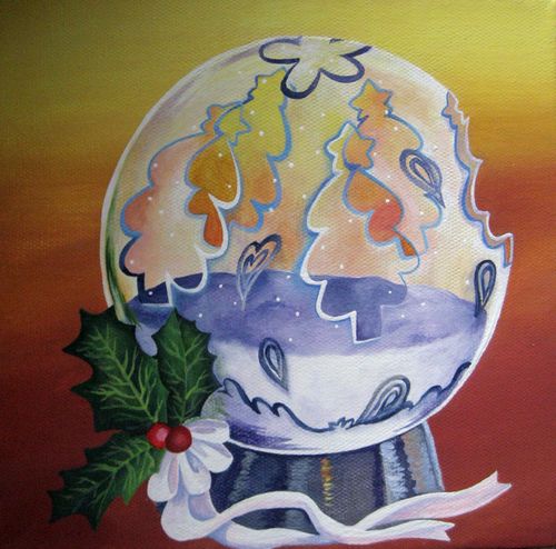 Art Studio PALETTE. Michelle Tseng Picture. Canvas Acrylic Fantasy Imagenation 