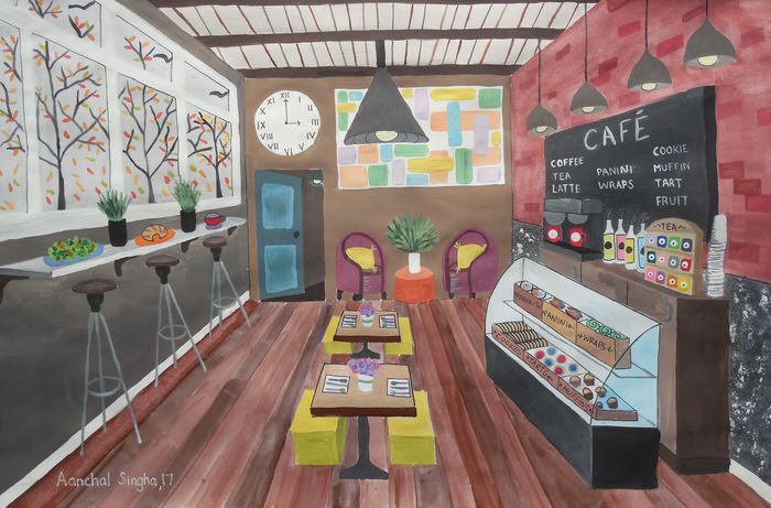 Art Studio PALETTE. Aanchal Singha Picture.   Design Interior 