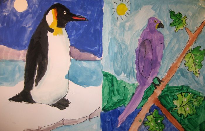 Art Studio PALETTE. Joshua Lukose Picture.   Animals Mix 