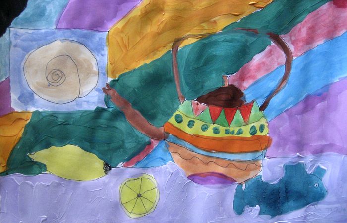 Art Studio PALETTE. Joshua Lukose Picture.  Tempera Still Life Still Life 