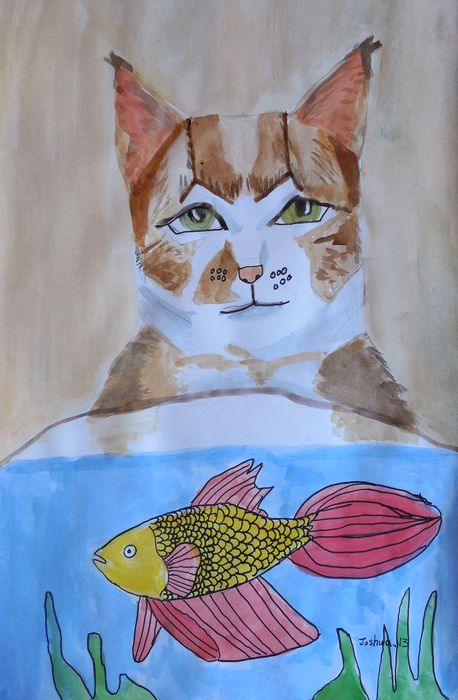 Art Studio PALETTE. Joshua Lukose Picture.   Animals Cats 