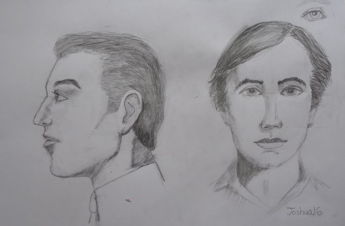 Art Studio PALETTE. Joshua Lukose Picture.  Pencil People Portrait 