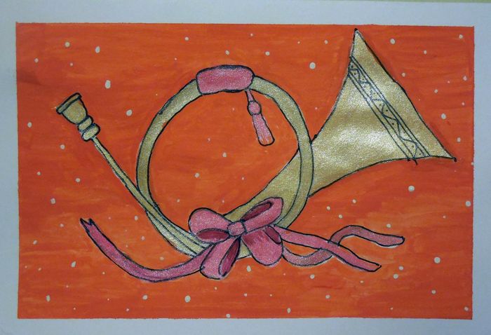 Art Studio PALETTE. Joshua Lukose Picture. Greeting Card  Holidays Christmas 