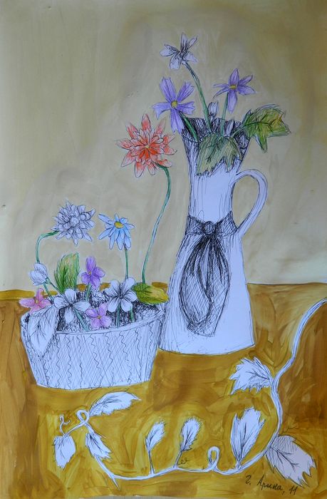 Art Studio PALETTE. Arina Guzhel Picture.   Still Life Still Life 