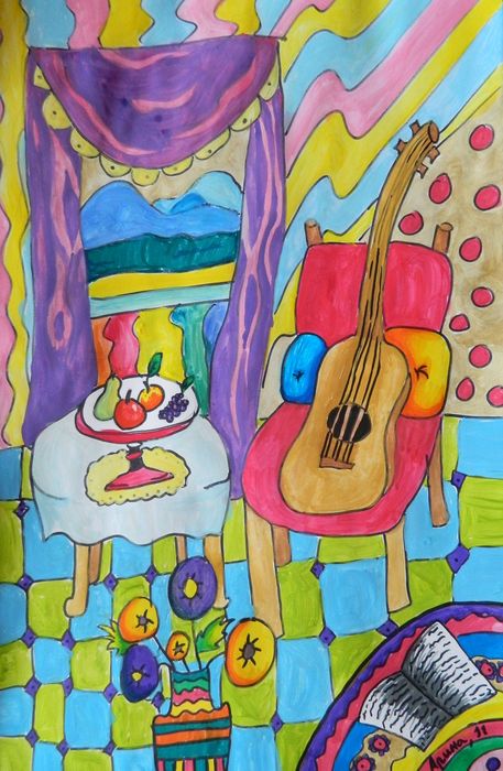 Art Studio PALETTE. Arina Guzhel Picture.   Inspired by Missakian 