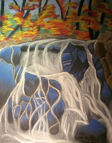 Art Studio PALETTE. Nastia Fendikevich Picture. Fine Art Paper Pastel Landscape Nature 