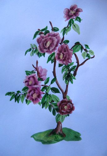 Art Studio PALETTE. Nastia Fendikevich Picture.   Landscape Trees 