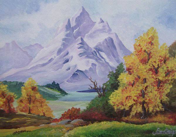 Art Studio PALETTE. Nastia Fendikevich Picture.   Landscape Nature 