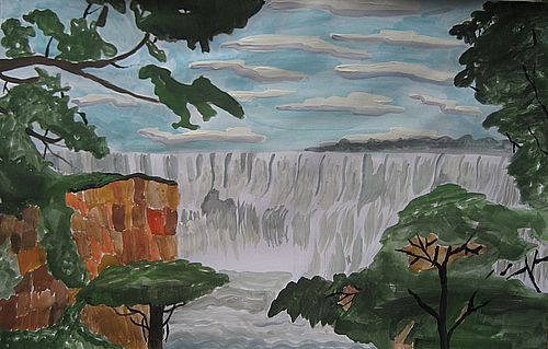 Art Studio PALETTE. Tony Cai Picture.  Tempera   