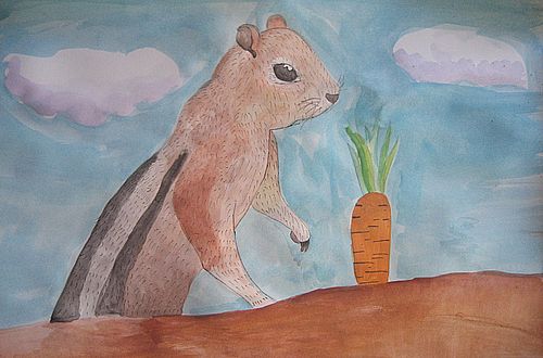 Art Studio PALETTE. Katya Silina Picture.  Watercolour   