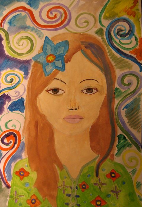 Art Studio PALETTE. Katya Silina Picture.   People People 