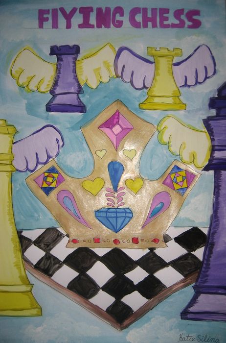 Art Studio PALETTE. Katya Silina Picture.   Fantasy Chess 