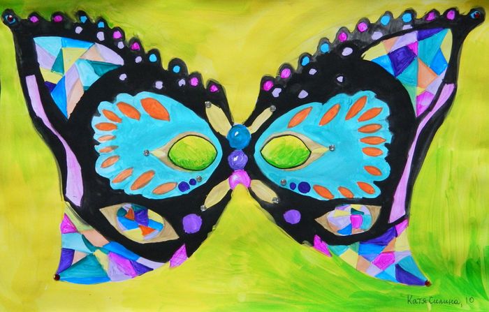 Art Studio PALETTE. Katya Silina Picture.   Fantasy Mask 