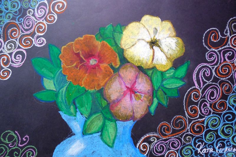 Art Studio PALETTE. Katya Silina Picture.   Plants Flowers 