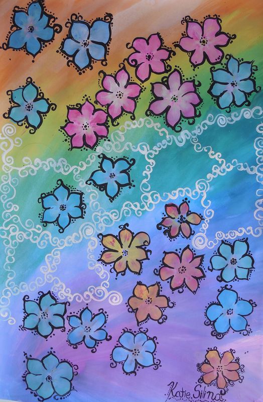 Art Studio PALETTE. Katya Silina Picture.   Design Fabric 