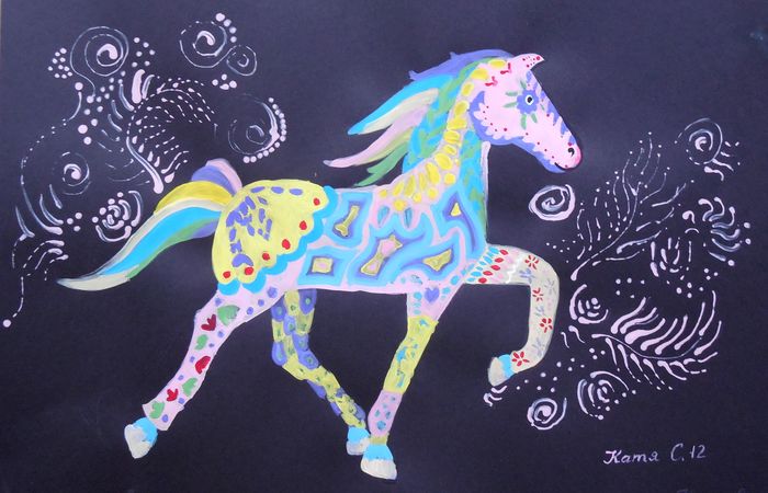 Art Studio PALETTE. Katya Silina Picture.   Animals Mix 