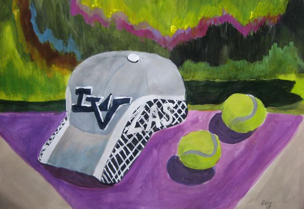 Art Studio PALETTE. Roy Kuo Picture.  Tempera Still Life Still Life 