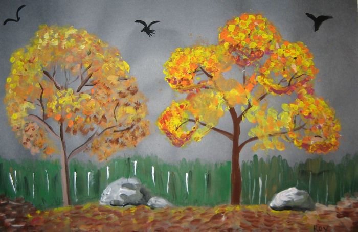 Art Studio PALETTE. Roy Kuo Picture.   Landscape Fall 