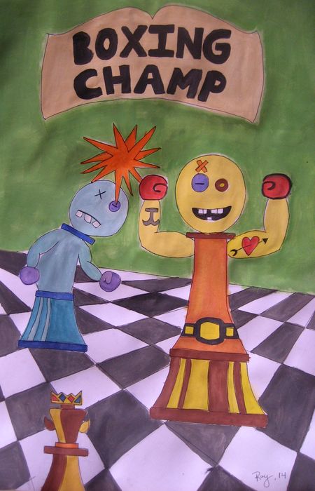 Art Studio PALETTE. Roy Kuo Picture.   Fantasy Chess 