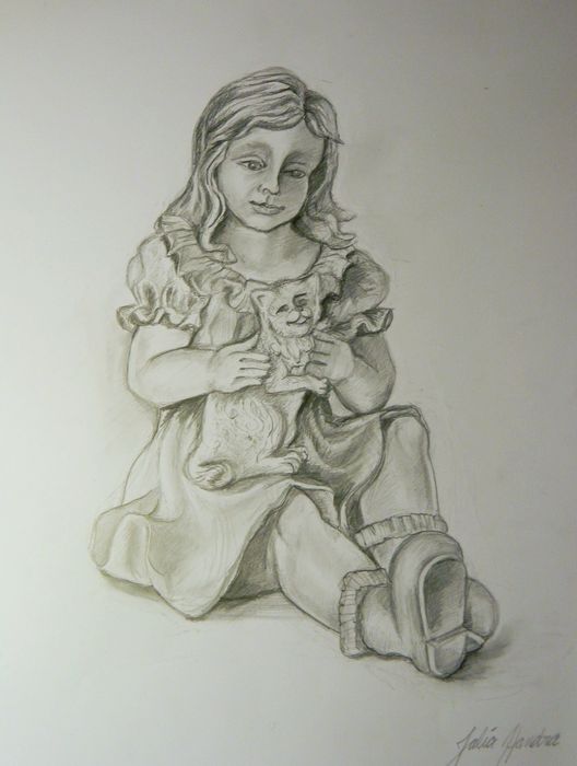 Art Studio PALETTE. Julia Handra Picture.  Pencil Still Life Still Life 