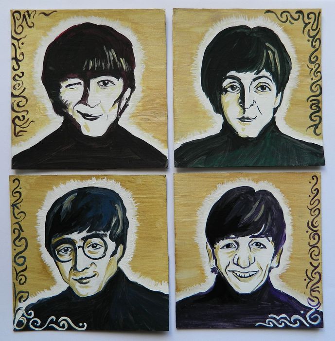 Art Studio PALETTE. Julia Handra Picture.  Acrylic People Portrait 