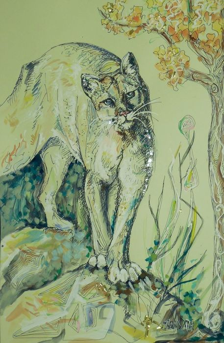 Art Studio PALETTE. Julia Handra Picture.   Animals Cats 