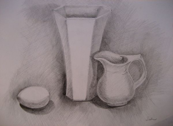 Art Studio PALETTE. Debra Sathanielle Picture.  Pencil Still Life Still Life 
