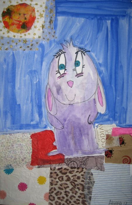 Art Studio PALETTE. Alyssa Lukose Picture.  Mixed Media Holidays Easter 