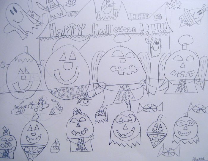 Art Studio PALETTE. Alyssa Lukose Picture.   Holidays Halloween 