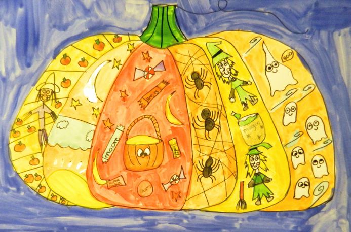 Art Studio PALETTE. Alyssa Lukose Picture.   Holidays Halloween 