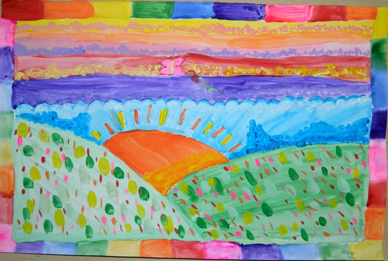 Art Studio PALETTE. Alyssa Lukose Picture.   Fantasy Abstract 