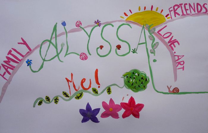 Art Studio PALETTE. Alyssa Lukose Picture.   Design Selfname 